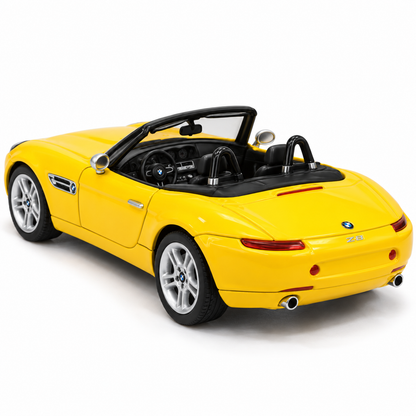Welly 1:64 BMW Z8 Roadster Yellow Die-Cast Metal Model Car