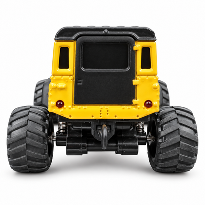 HB Toys Racing Rally R/C Mini Climb 1:64 Scale Off-Road Remote Control Car – 2.4GHz RC, RTR Alloy Body Mini Rock Crawler with App Control