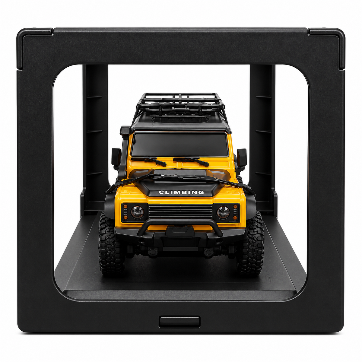 HB Toys 1:43 Scale Racing Rally RC Off-Road 4WD Climbing SUV | 2.4GHz Remote Control, Ready to Run (RTR), Yellow