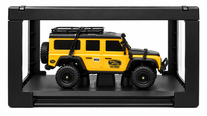 HB Toys 1:43 Scale Racing Rally RC Off-Road 4WD Climbing SUV | 2.4GHz Remote Control, Ready to Run (RTR), Yellow
