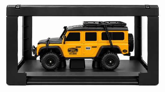HB Toys 1:43 Scale Racing Rally RC Off-Road 4WD Climbing SUV | 2.4GHz Remote Control, Ready to Run (RTR), Yellow
