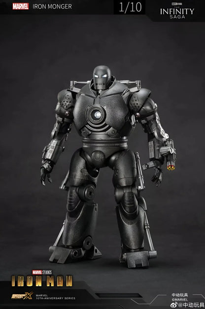 ZD Toys Marvel Studios Iron Monger | 1:10 Scale 7 Inche Highly Articulated Action Figure