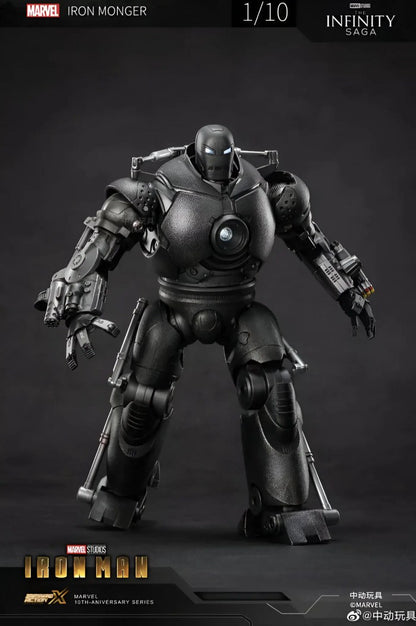 ZD Toys Marvel Studios Iron Monger | 1:10 Scale 7 Inche Highly Articulated Action Figure