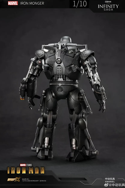 ZD Toys Marvel Studios Iron Monger | 1:10 Scale 7 Inche Highly Articulated Action Figure