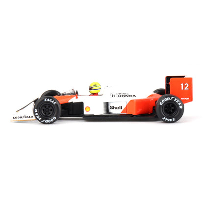 MINI GT 1:64 McLaren MP4/4 #12 Ayrton Senna 1988 Japanese Grand Prix Winner Diecast Scale Model Car