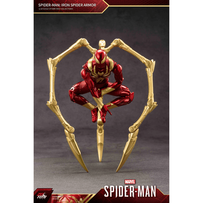 ZD Toys Marvel Spider-Man Iron Spider Armor | 1:10 Scale 7-Inch Highly Articulated Action Figure | Premium Marvel Collectible
