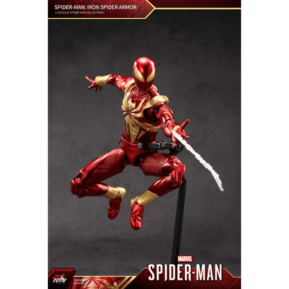 ZD Toys Marvel Spider-Man Iron Spider Armor | 1:10 Scale 7-Inch Highly Articulated Action Figure | Premium Marvel Collectible