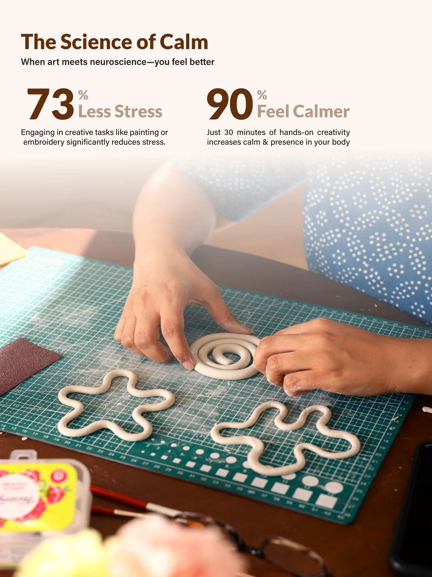 DIY Clay Coaster Kit by Dastkhat - Jaiman Toys