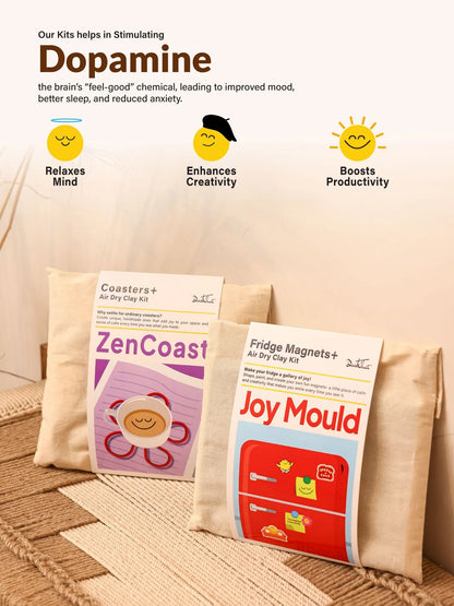 DIY Clay Coaster Kit by Dastkhat - Jaiman Toys