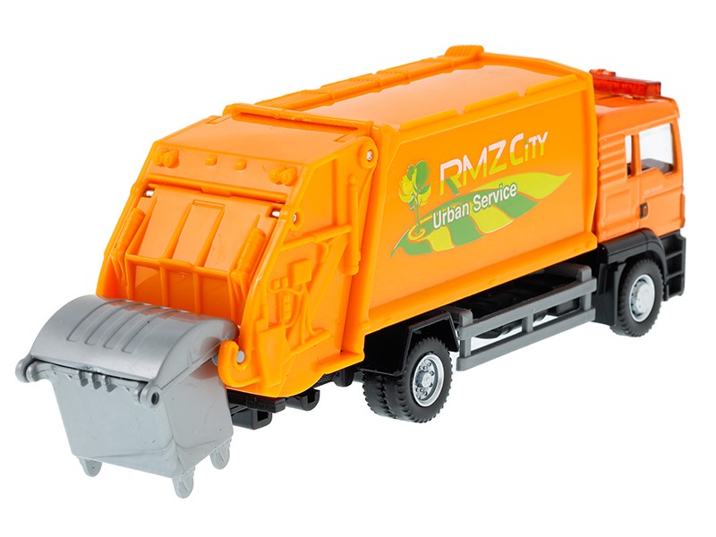RMZ City 1:64 MAN TGS Urban Service Garbage Truck Die-Cast Model – Orange