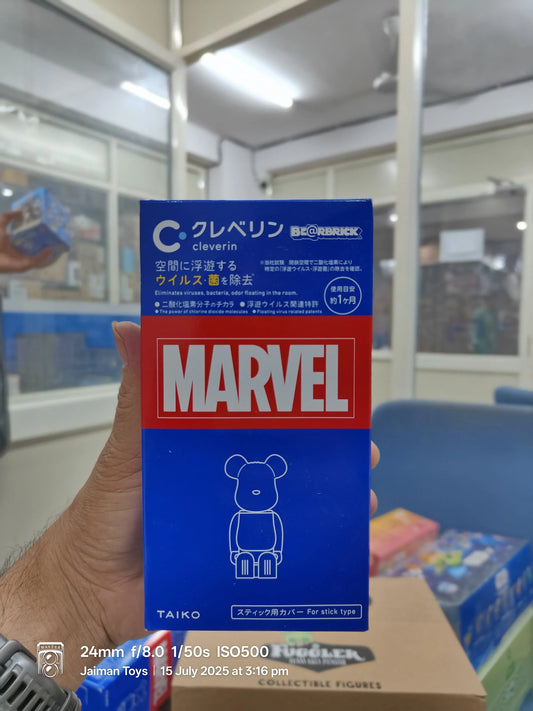 Cleverin × BE@RBRICK Ultimate Action Figure Marvel Design – Air Purifying Collectible (1 Random Figure) - Jaiman Toys