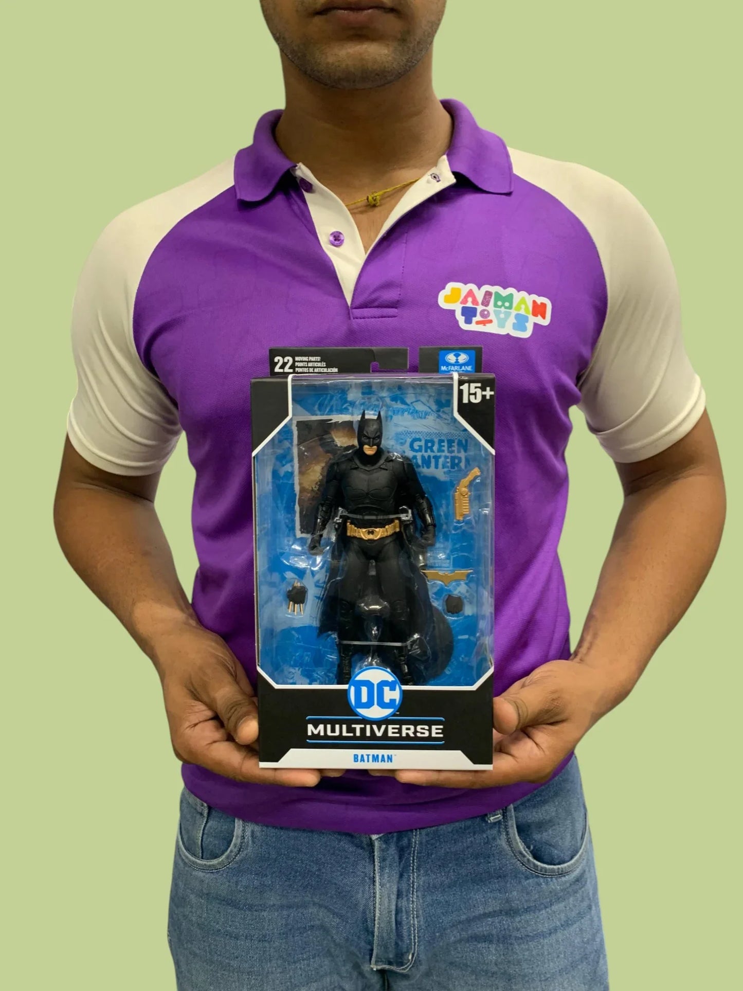 McFarlane Toys – DC Multiverse Batman Action Figure (Dark Knight Trilogy) – 7-Inch, 22 Moving Parts - Jaiman Toys