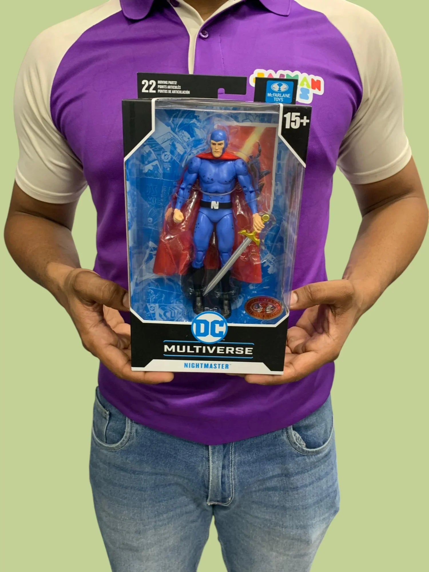 Nightmaster (Shadowpact) [Chase Variant] – DC Multiverse Action Figure by McFarlane Toys - Jaiman Toys