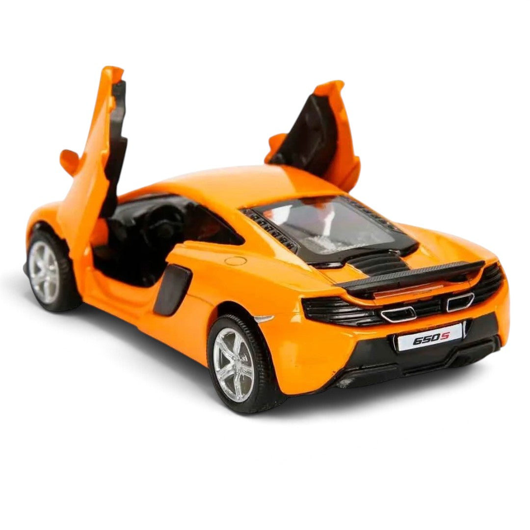RMZ City 1:32 McLaren 650S Diecast Model Car – Blue/Orange (2 Variants)