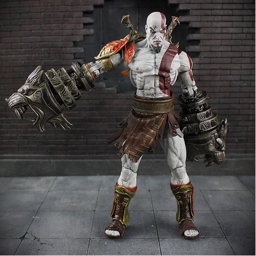 God of War 3 - Kratos - Character Model Action Figure - Anime Toy 7" Kratos Flame Knife Action Figure Figure Figure