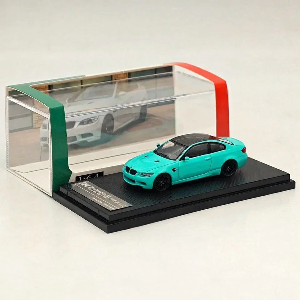 Fine Model 1:64 BMW M3 Coupe E92 – MInt Green– Die-Cast Car Model Toy Collectible - Jaiman Toys