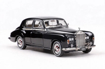 GFCC 1:64 Scale 1965 Rolls-Royce Silver Cloud III Black Diecast Car Model - Jaiman Toys