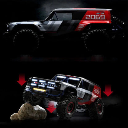 MJX  HYPER GO H8P 1:8 Scale Ford Motor Company Ford Bronco R Licensed 4WD RC Rock Crawler – Brushless Motor, 80A ESC, High-Speed Off-Road Remote Control Vehicle