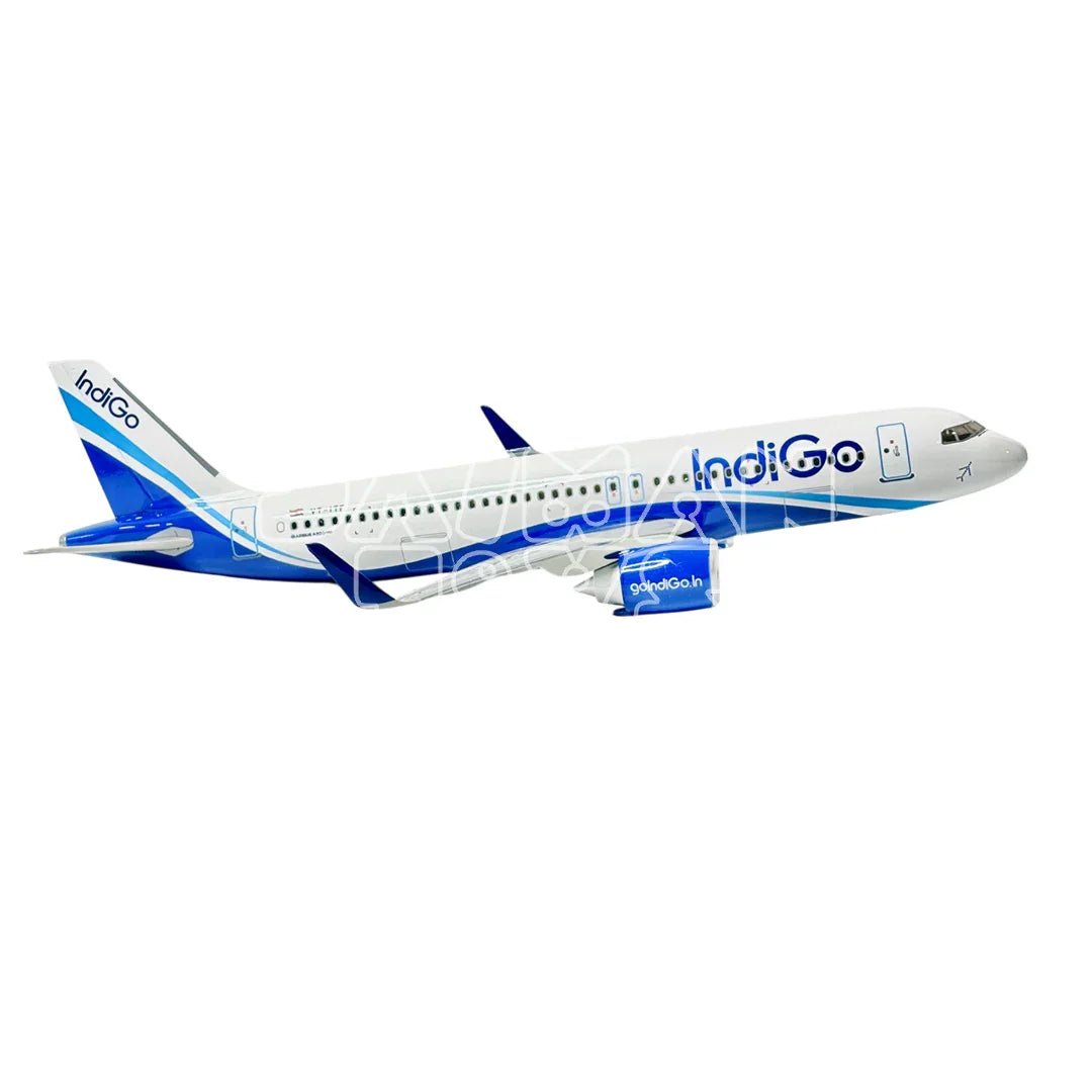 Diecast Aeroplane Display Display Model Airplane: Indigo A320 46 cm - Jaiman Toys