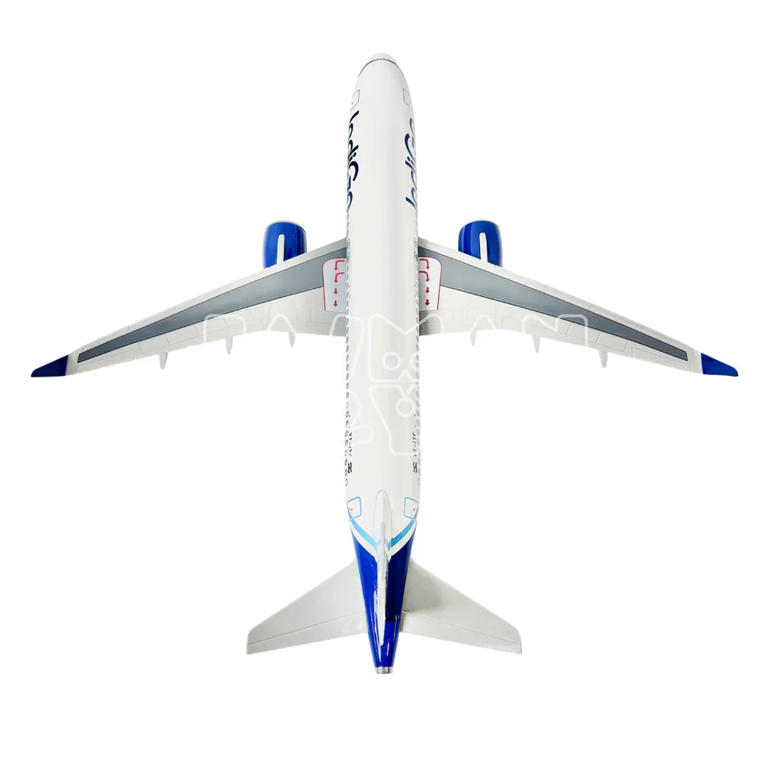 Diecast Aeroplane Display Display Model Airplane: Indigo A320 46 cm - Jaiman Toys
