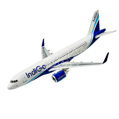 Diecast Aeroplane Display Display Model Airplane: Indigo A320 46 cm - Jaiman Toys
