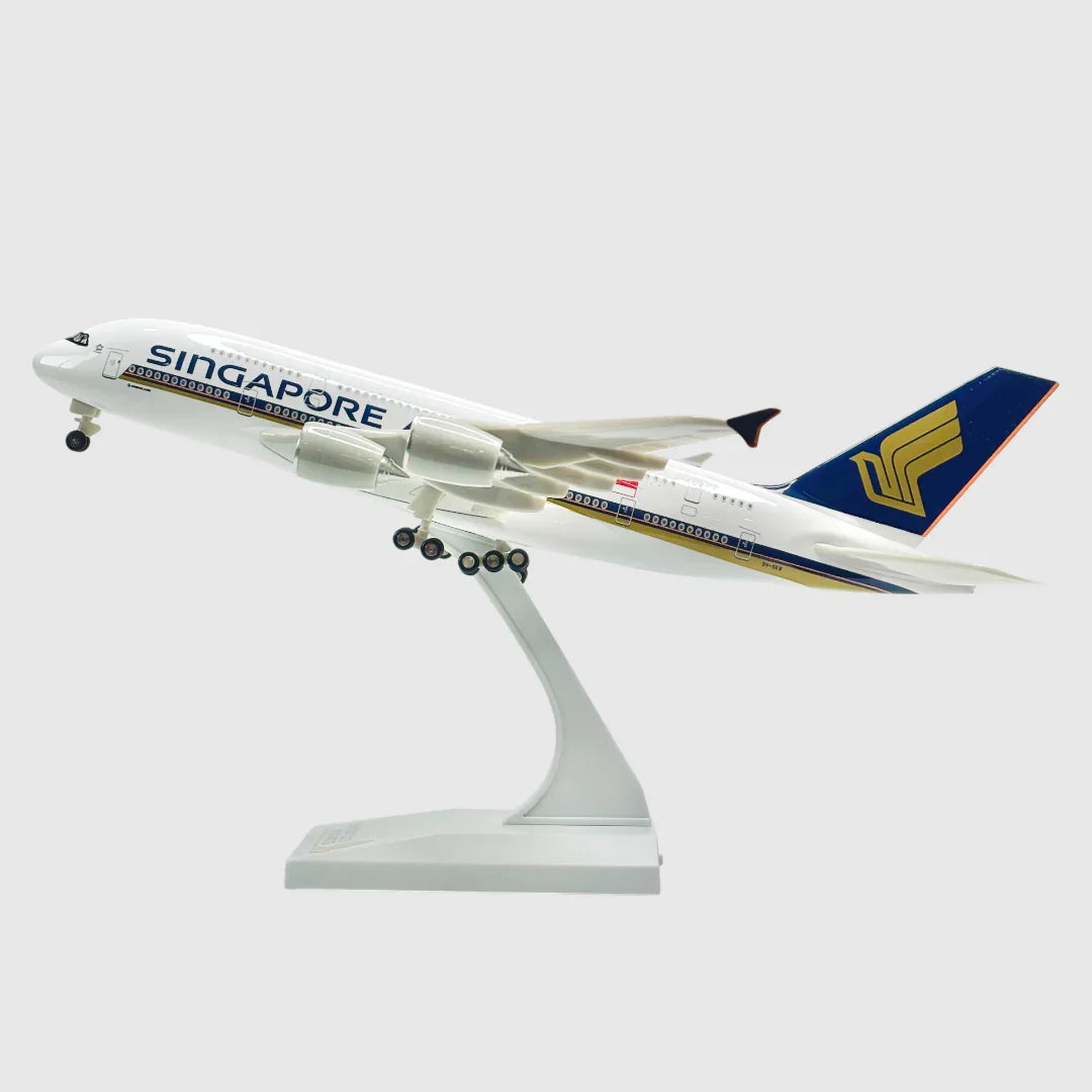 Diecast Collectible 1:250 Scale Model Airplane – Singapore Airways A380 - Jaiman Toys
