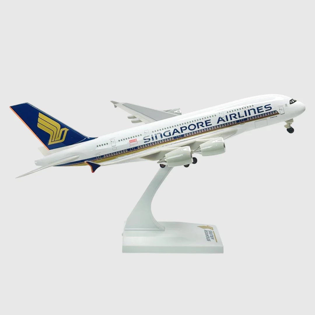 Diecast Collectible 1:250 Scale Model Airplane – Singapore Airways A380 - Jaiman Toys