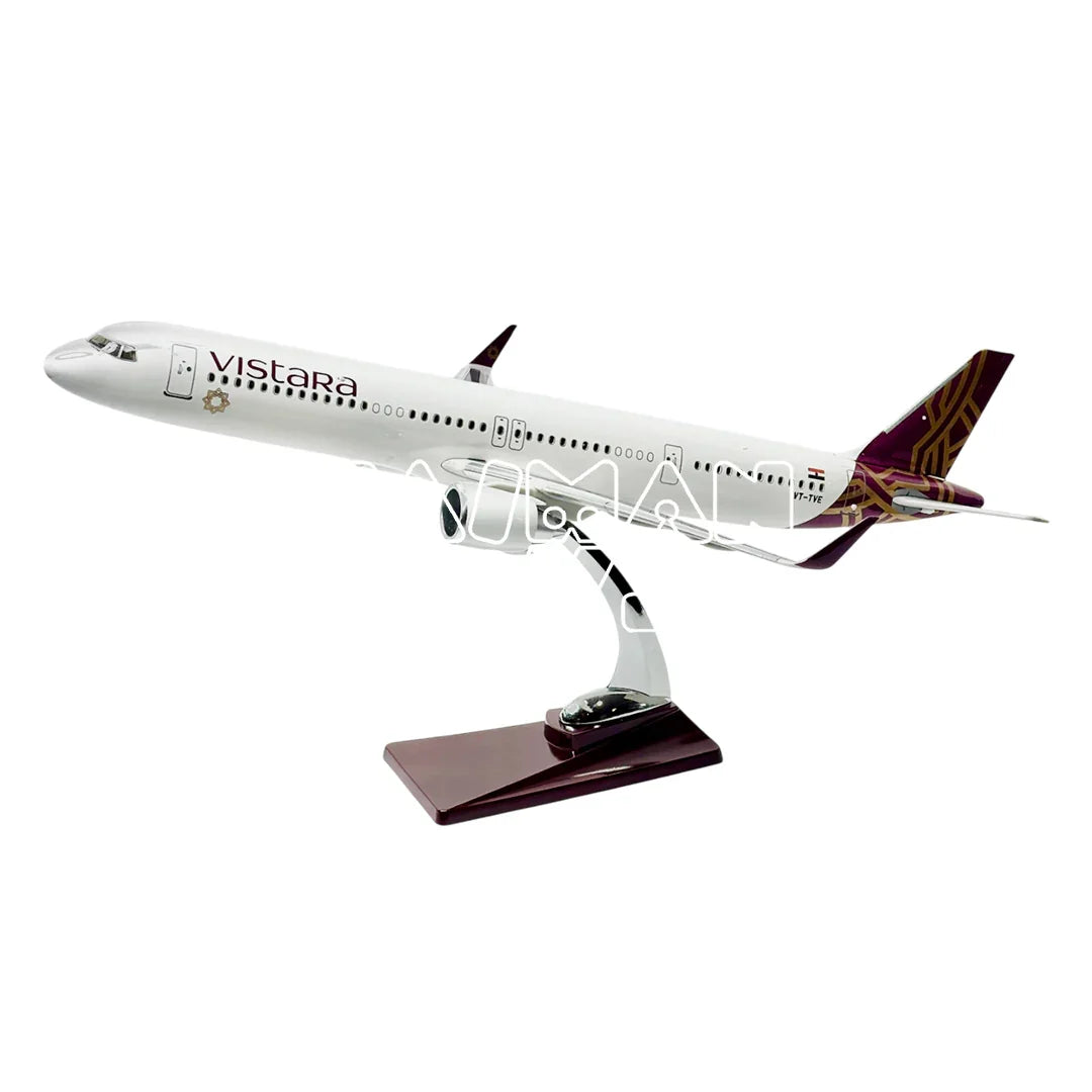 Diecast Aeroplane Display Display Model Airplane: Vistara A321 46 Cm - Jaiman Toys