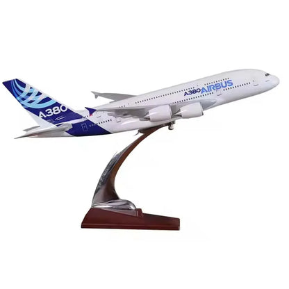 Diecast Aeroplane Display Display Model Airplane : A380 Airbus 46 cm - Jaiman Toys