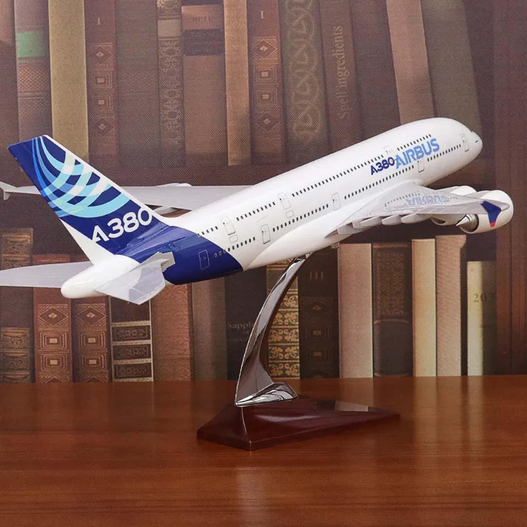 Diecast Aeroplane Display Display Model Airplane : A380 Airbus 46 cm - Jaiman Toys