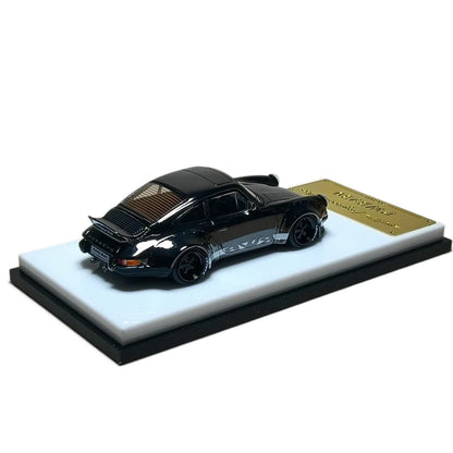 My Model Collect 1:64 Porsche RWB 930 Ducktail Chrome Gunmetal Black Die-Cast Car – MC640002V