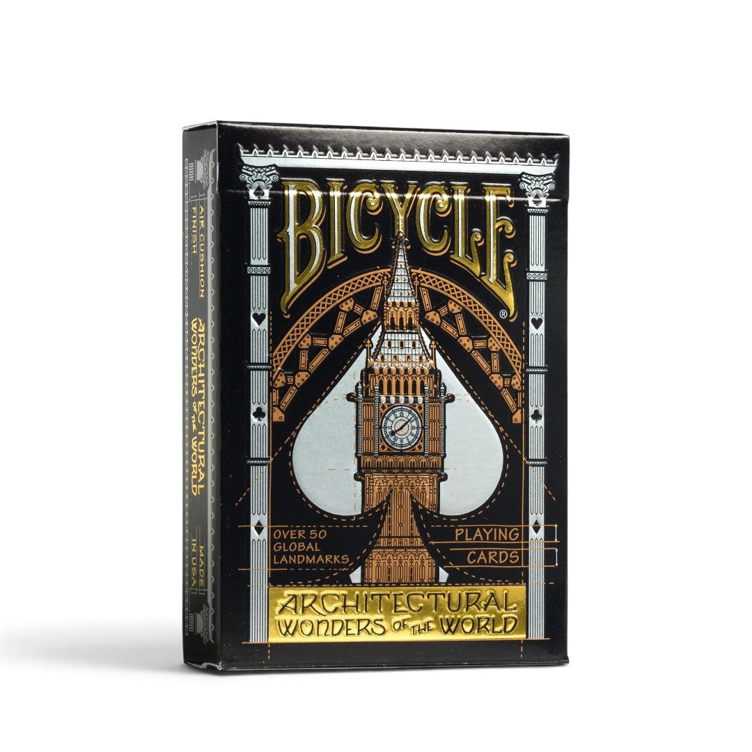 Bicycle Architectural Wonders of the World Playing Cards – Collectible Poker Deck with Air-Cushion Finish