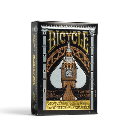 Bicycle Architectural Wonders of the World Playing Cards – Collectible Poker Deck with Air-Cushion Finish