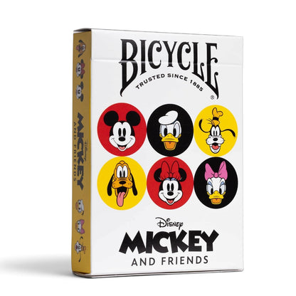 Bicycle Disney Mickey and Friends Playing Cards – Poker Size Deck with Air-Cushion Finish