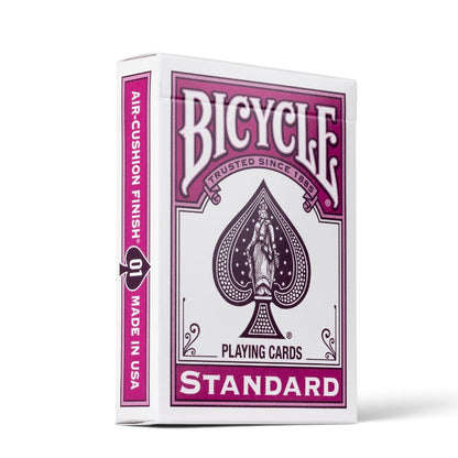 Bicycle Color Series #1 Berry Playing Cards – Pink Rider Back Deck with Air-Cushion Finish