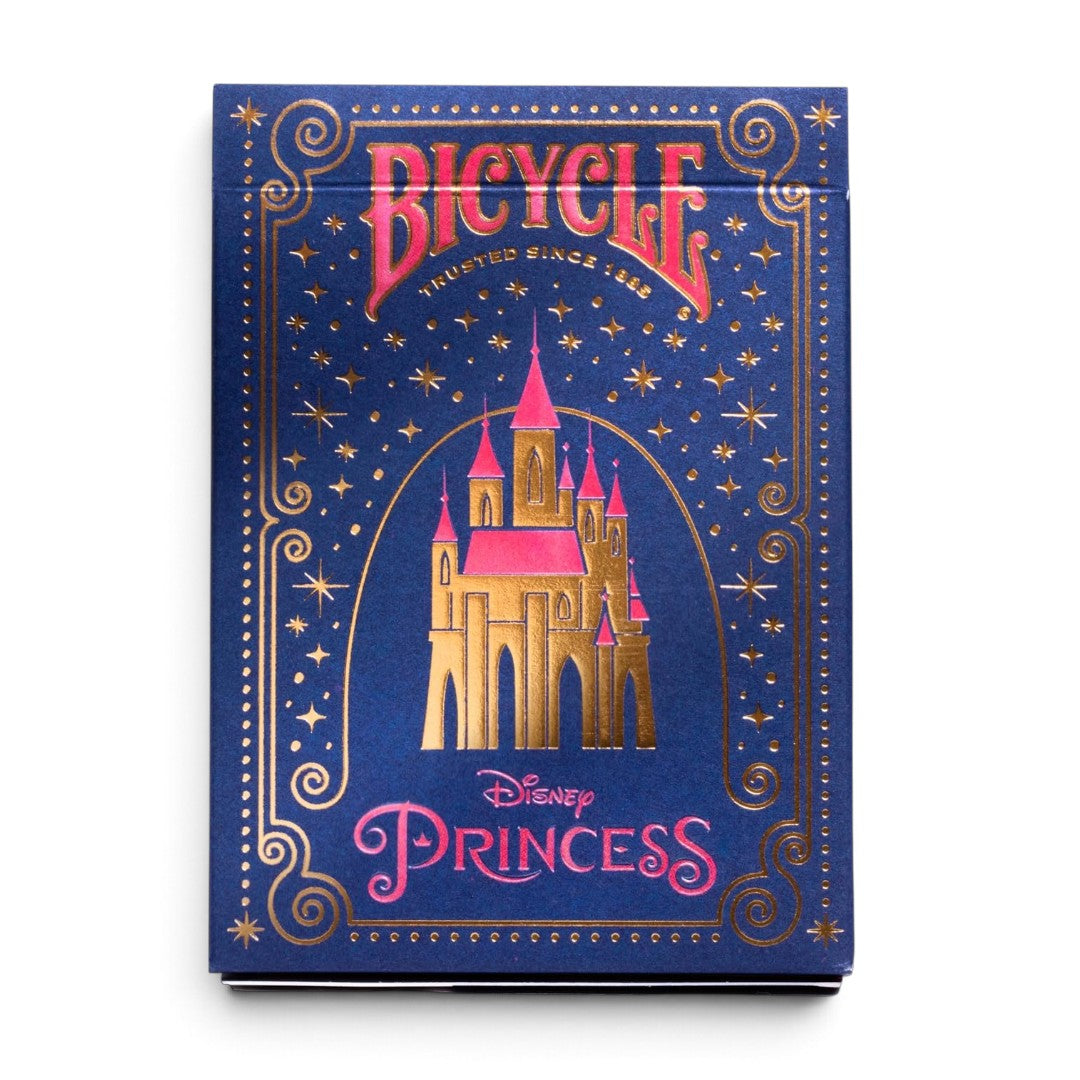 Bicycle Disney Princess Playing Cards – Collectible Deck with Air-Cushion Finish & Foil Castle Box, Colour May Vary
