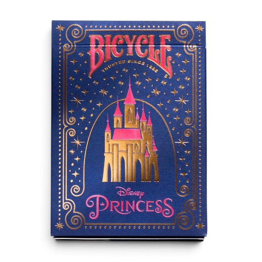 Bicycle Disney Princess Playing Cards – Collectible Deck with Air-Cushion Finish & Foil Castle Box, Colour May Vary