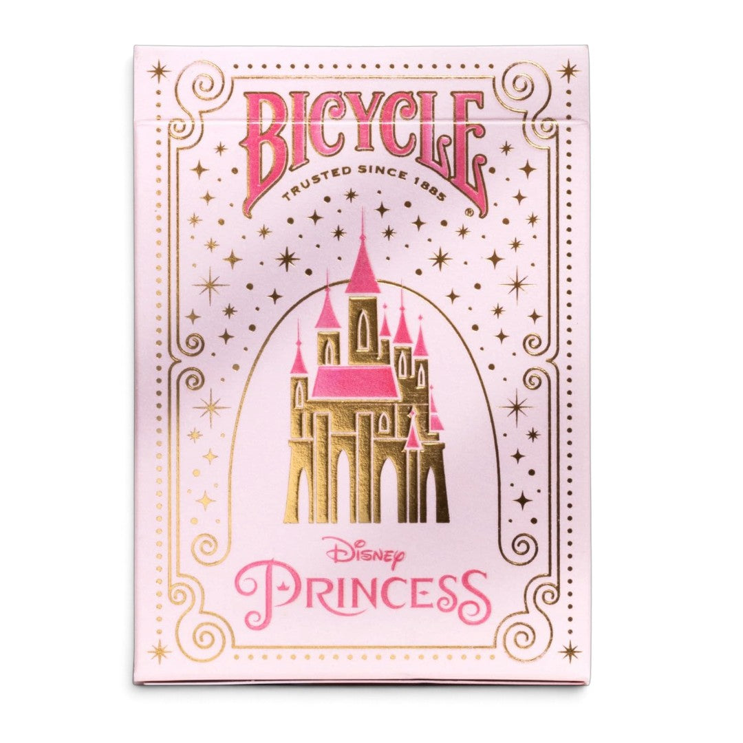 Bicycle Disney Princess Playing Cards – Collectible Deck with Air-Cushion Finish & Foil Castle Box, Colour May Vary