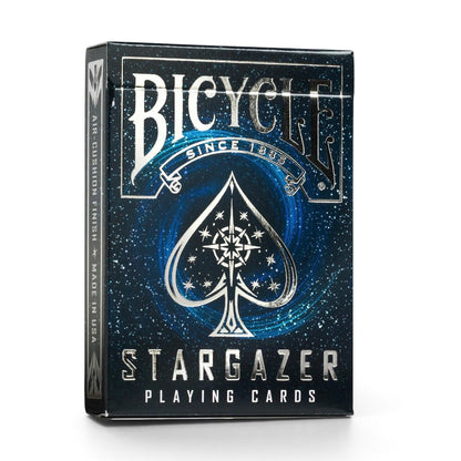 Bicycle Stargazer Playing Cards – Space-Themed Collectible Deck with Silver Foil Box & Air-Cushion Finish