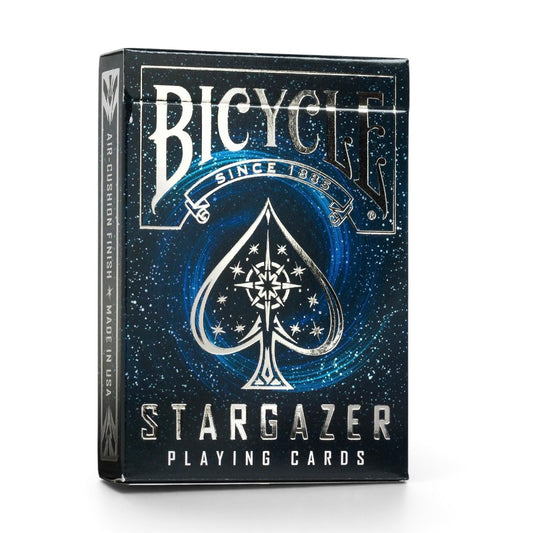 Bicycle Stargazer Playing Cards – Space-Themed Collectible Deck with Silver Foil Box & Air-Cushion Finish