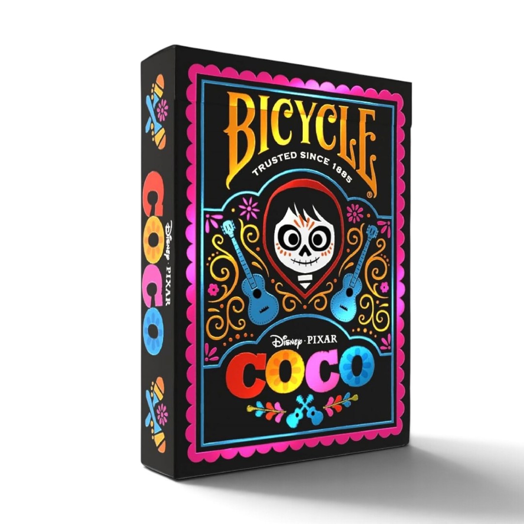 Bicycle Disney Pixar Coco Playing Cards – Collectible Deck with Holographic Foil Box & Air-Cushion Finish