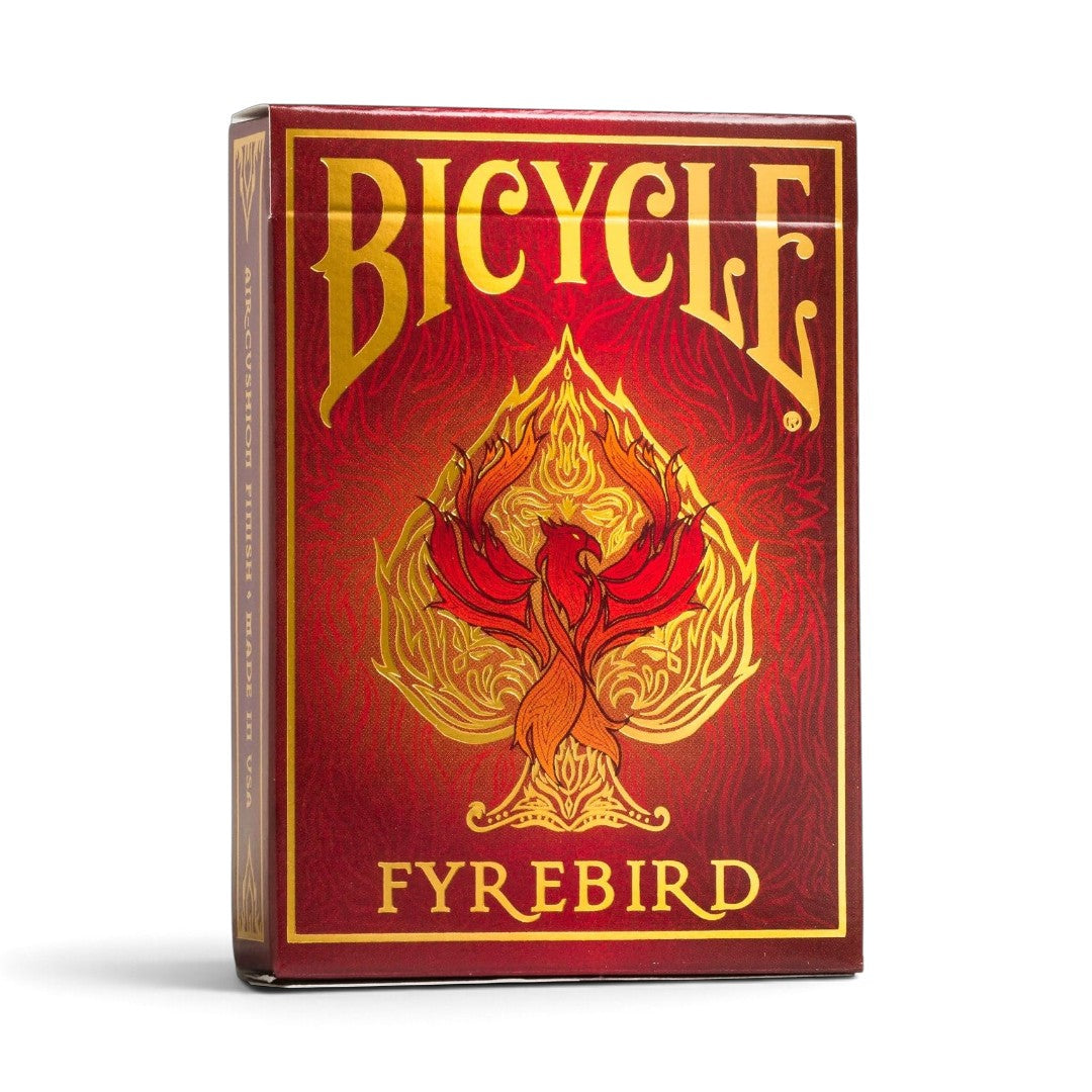Bicycle Fyrebird Playing Cards – Poker Size Deck with Air-Cushion Finish
