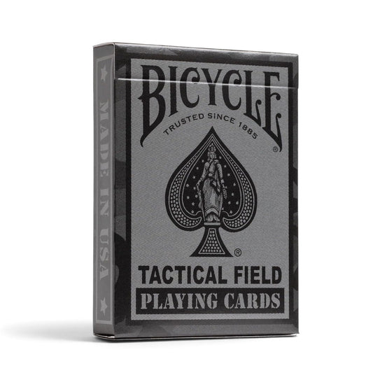 Bicycle Tactical Field Playing Cards – Poker Size Deck with Air-Cushion Finish, Assorted Colour