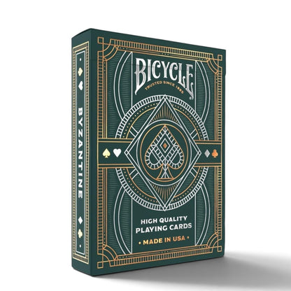 Bicycle Byzantine Playing Cards – Poker Deck with Gold & Silver Foil Tuck Box