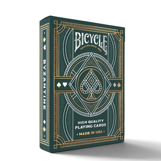 Bicycle Byzantine Playing Cards – Poker Deck with Gold & Silver Foil Tuck Box