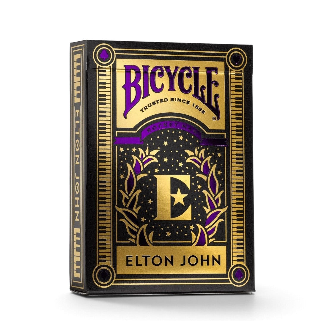 Bicycle Elton John Playing Cards – Collectible Deck with Holographic Foil Tuck Box