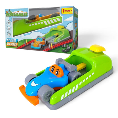 Zephyr The Unbreakables My First Launcher – Push-Button Toy Car & Launcher Set, Ages 1+