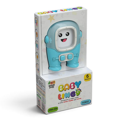 Zephyr Baby Lingo English–Hindi Talking Flash Card Toy with Lights & Music, 6 Months+