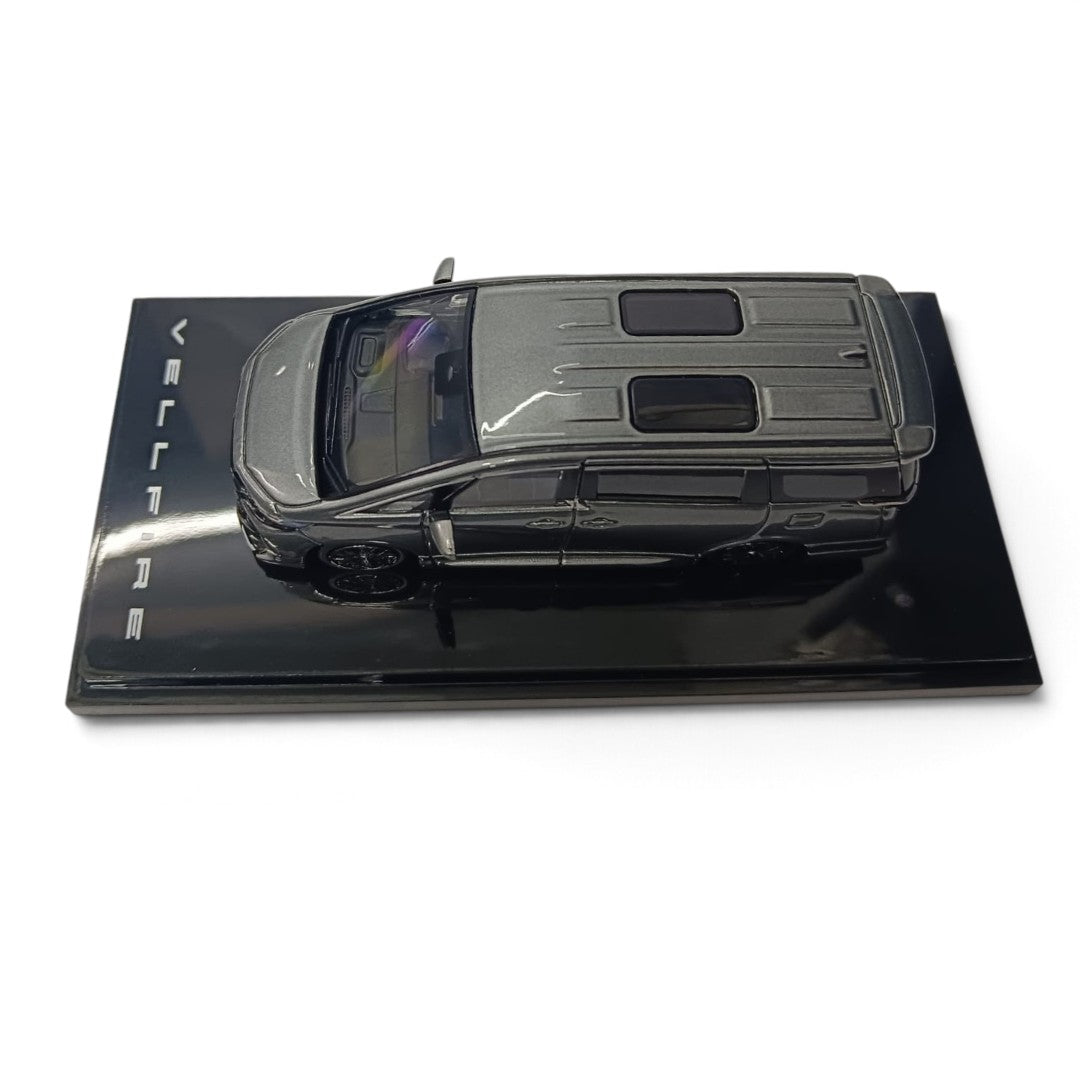 Hobby Japan 1:64 Toyota Vellfire Z Premier Hybrid (H40W) Genuine Options Precious Metal Die-Cast Model – Precious Metal | HJ642077CGM