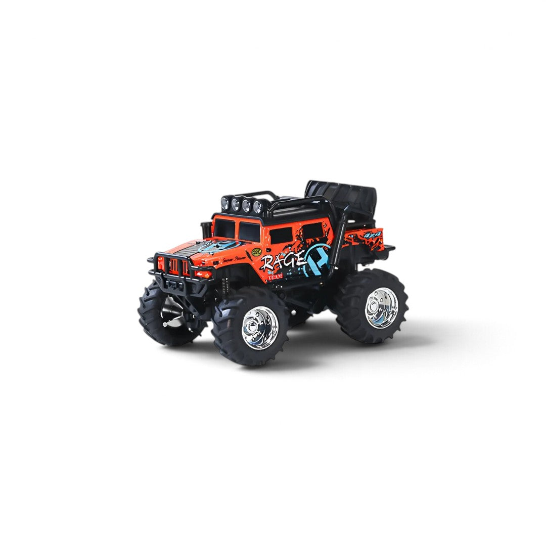 TRASPED HG4-525 Mini RC Off-Road Rock Crawler Truck – Metal Body, 2.4GHz Remote & App Control, LED Lights